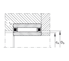 滾針軸承 NAO12X28X12-IS1, 無擋邊 滾針軸承 NAO12X28X12-IS1, 無擋邊