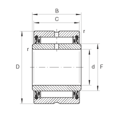 LS NA4907-2RSR, ߴϵ 49ɂ(c)ܷ