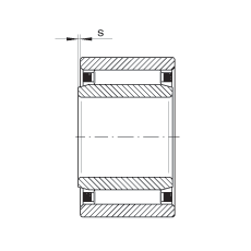 滾針軸承 NAO12X28X12-IS1, 無擋邊 滾針軸承 NAO12X28X12-IS1, 無擋邊