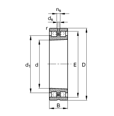 ALS NN3017-AS-K-M-SP, (j) DIN 5412-4 (bio)(zhn)Ҫߴ, ǶλS, pFF 1:12 ɷx, ּpСď(ni)϶ƹ