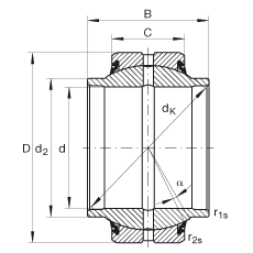 P(ji)S GE60-HO-2RS,  DIN ISO 12 240-1 ˜, Soɂȴܷ