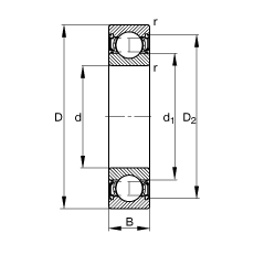 S 61824-2Z-Y, (j) DIN 625-1 (bio)(zhn)Ҫߴ, ɂ(c)g϶ܷ