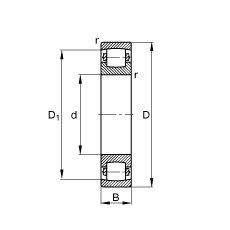 ΝLS 20304-TVP,  DIN 635-1 ˜ʵҪߴ