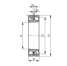 {(dio)ĝLS 23164-K-MB, (j) DIN 635-2 ˜ʵҪߴ, FףF 1:12